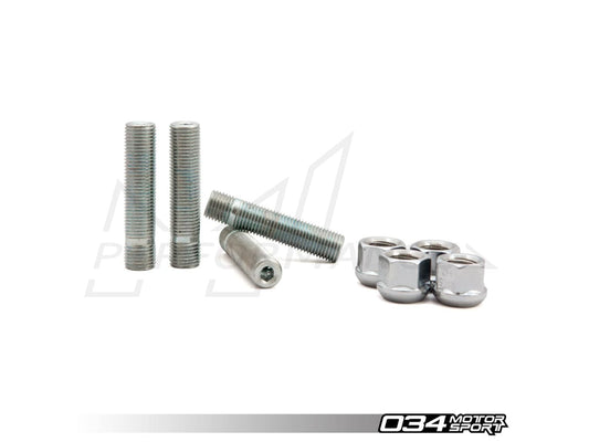 034Motorsport Audi/VW Wheel Stud And Nut Kit, M14X1.5, R13 Ball - ML Performance UK