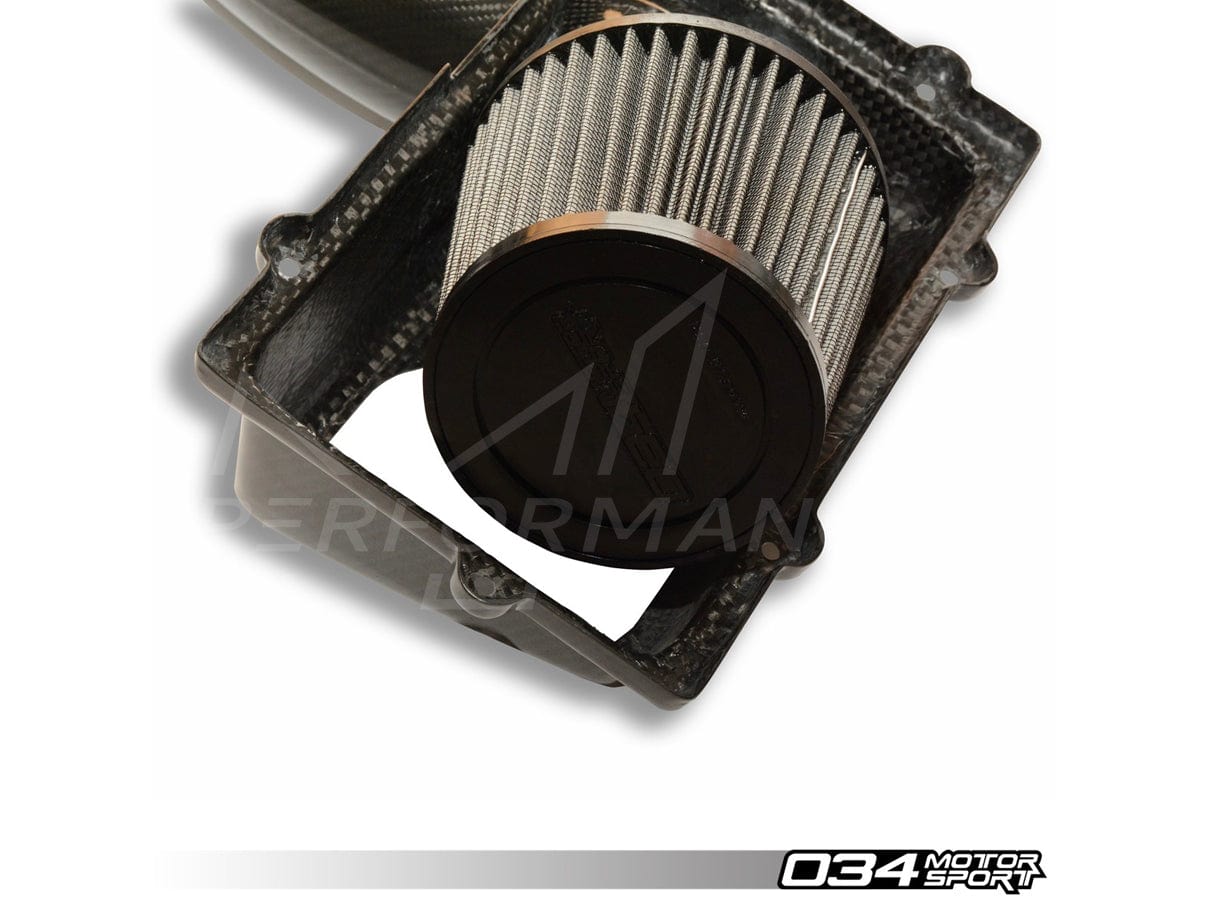 034Motorsport Audi VW X34 Carbon Fiber MQB Open-Top Cold Air Intake (8V A3/TT & MKVII Golf/GTI/R, 1.8T/2.0T Gen 3) - ML Performance UK