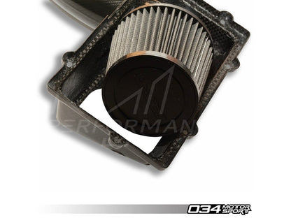 034Motorsport Audi VW X34 Carbon Fiber MQB Open-Top Cold Air Intake (8V A3/TT & MKVII Golf/GTI/R, 1.8T/2.0T Gen 3) - ML Performance UK