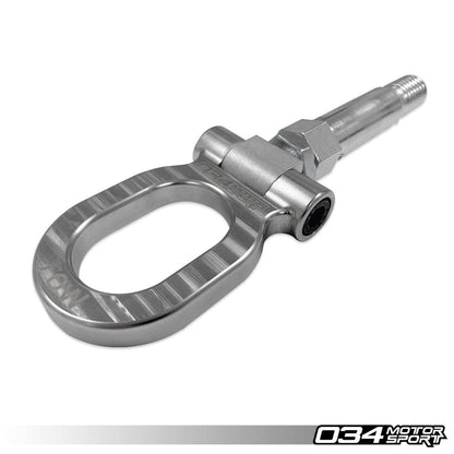 034MOTORSPORT STAINLESS STEEL TOW HOOK - 105MM FOR AUDI MQB/B8/B8.5/B9 AND VOLKSWAGEN MQB - MLPerformance UK