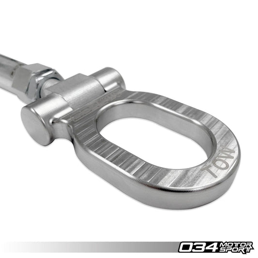 034MOTORSPORT STAINLESS STEEL TOW HOOK - 145MM FOR AUDI 8S/B8/B8.5 - ML Performance UK