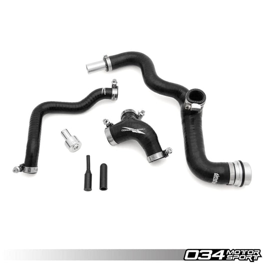 034Motorsport VW Audi 1.8T B5.5 B6 Reinforced Silicone Breather Hose Kit (A4 & Passat) - ML Performance UK