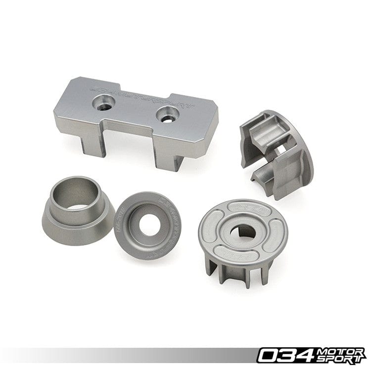 034Motorsport Audi Drivetrain Mount Insert Package, Billet Aluminum (B8/B8.5 A4/S4/RS4, A5/S5/RS5, Q5/SQ5) ML Performance UK