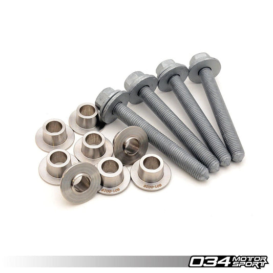 034Motorsport Audi MQB Stainless Steel Front Subframe Locking Collar Upgrade Kit (8V, A3 & TT) ML Performance UK