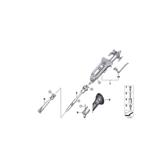 Genuine BMW 32306777042 E70 E72 E71 Steering Shaft Sleeve (Inc. X5 4.8i, X5 M & X6 35dX) | ML Performance UK Car Parts