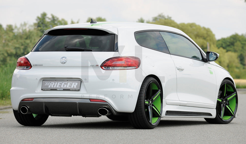Rieger 00099254 VW 13 Mk3 Scirocco Rear Diffuser 4 | ML Performance UK Car Parts