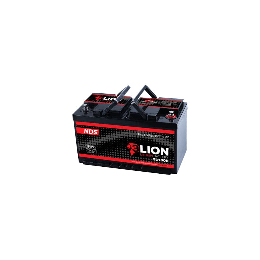 NDS Energy 3Lion Lithium 12V 100Ah Leisure Battery LiFePO4 - L-100B | ML Performance UK Car Parts