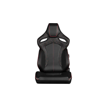 BRAUM Orue Series Racing Seats (Diamond Ed. Red Stitching) – Pair