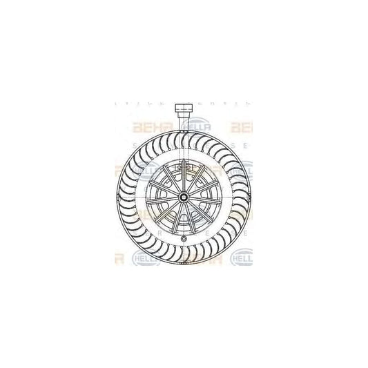 Hella 8EW 009 157-101 Interior Blower