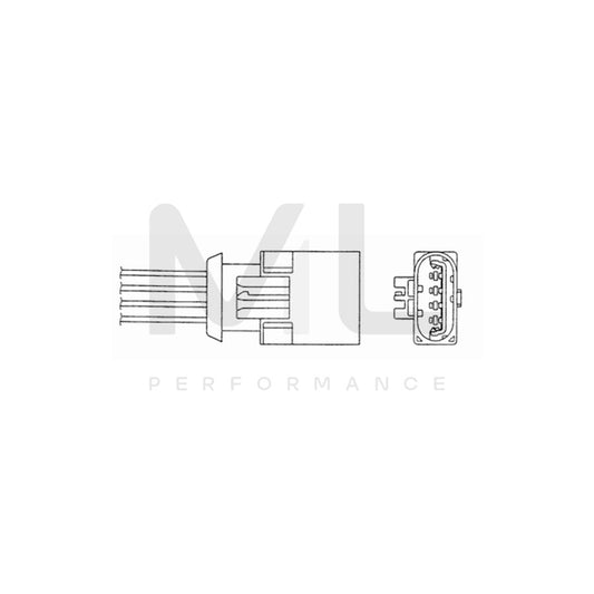 NTK Lambda Sensor / O2 Sensor (NGK 0429) - OZA341-RV2 | ML Car Parts UK | ML Performance
