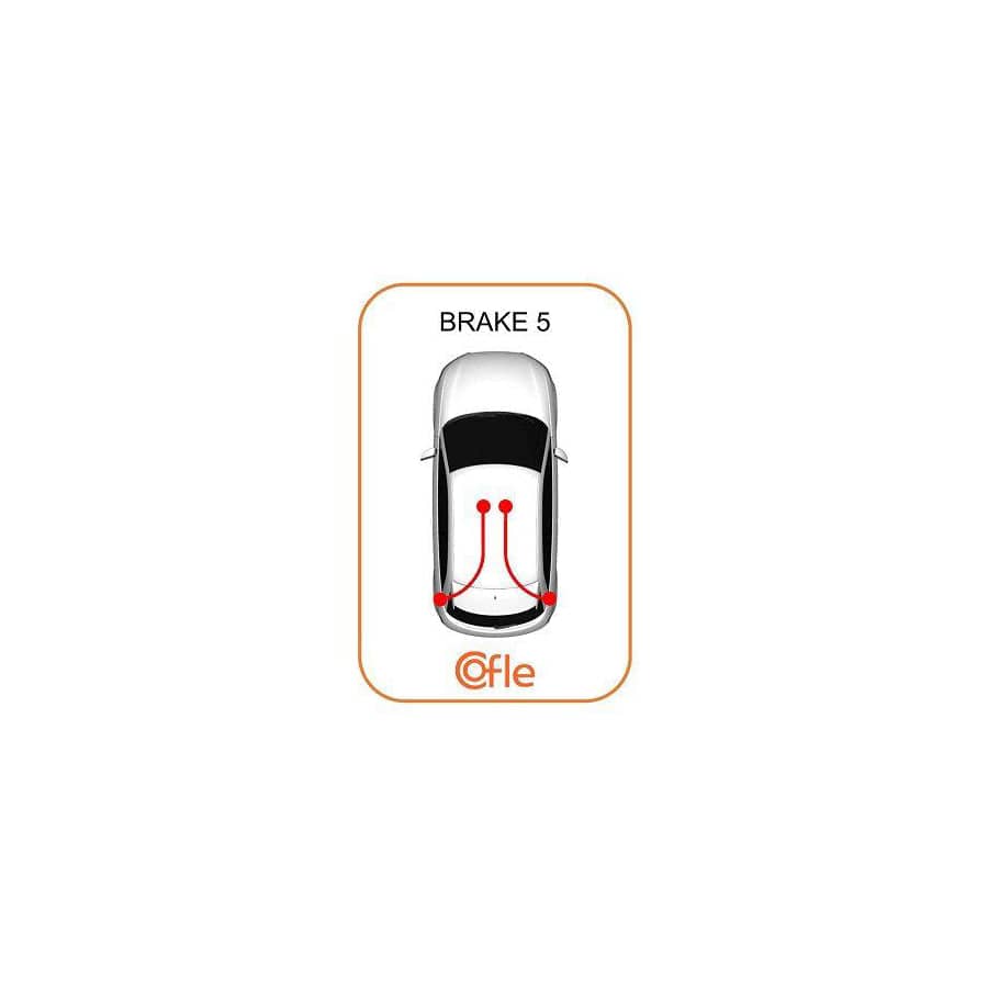 Cofle 17.6060 Hand Brake Cable For Kia Picanto I (Sa)