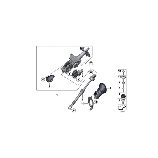 Genuine BMW 32306760423 RR1 E63 Bearing, Plastic (Inc. 530xd, 535d & 545i) | ML Performance UK Car Parts