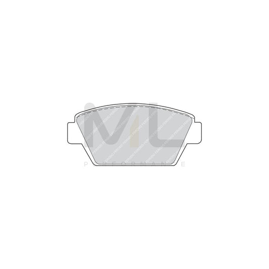 Ferodo Sl Fsl679 Brake Pad Set For Isuzu Trooper With Acoustic Wear Warning | ML Performance Car Parts
