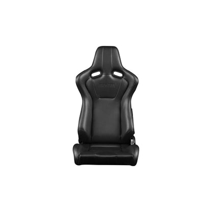 BRAUM Venom Series Racing Seats (Black Leatherette) – Pair