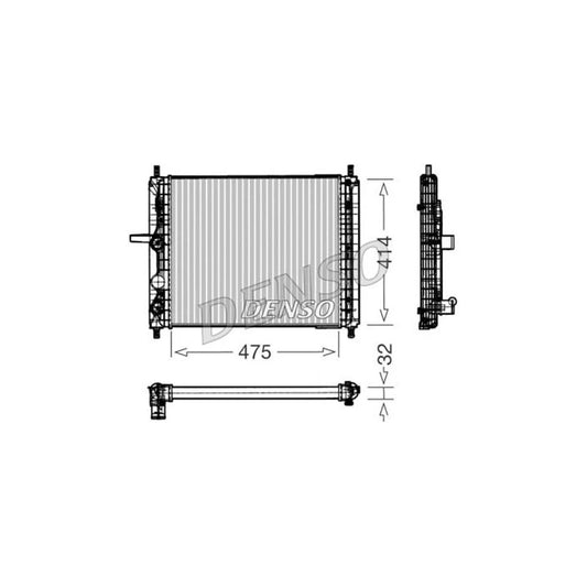 Denso DRM09031 Drm09031 Engine Radiator For Fiat Marea | ML Performance UK