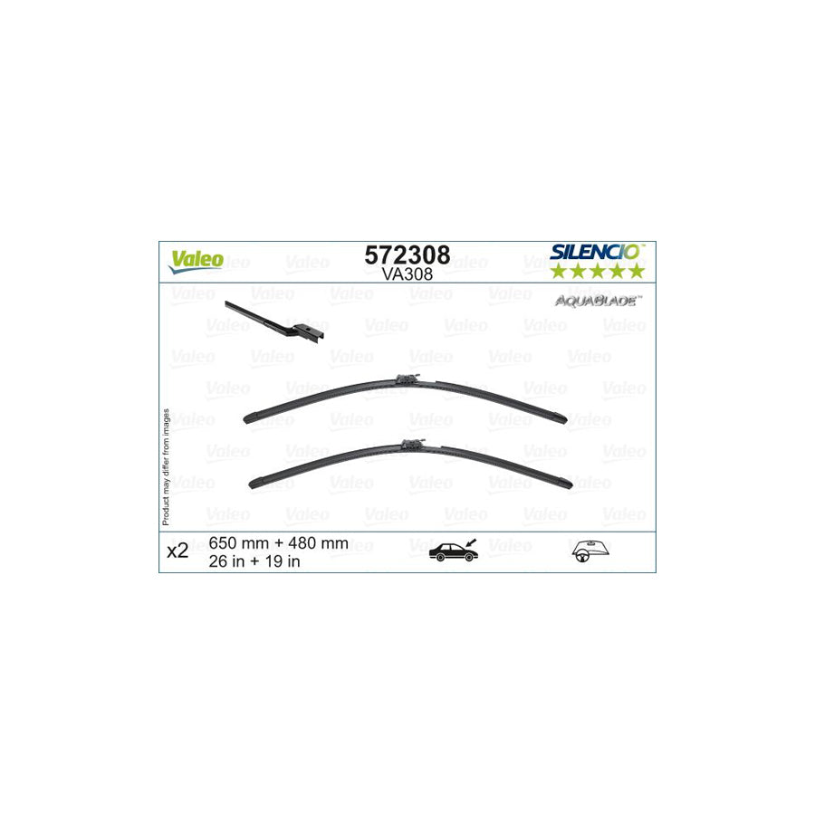 Valeo 572308 Wiper Blade For Volvo Xc60 Ii (246) | ML Performance UK Car Parts