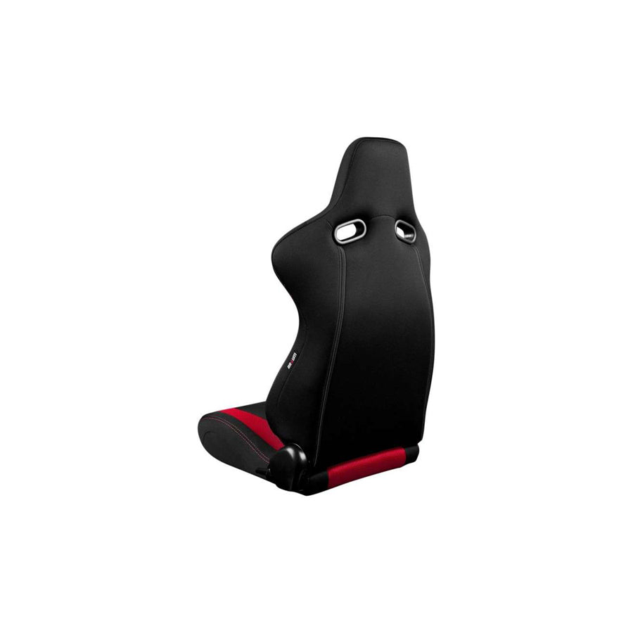 BRAUM Venom Series Racing Seats (Black & Red) – Pair