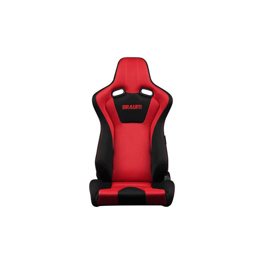 BRAUM Venom Series Racing Seats (Black & Red) – Pair