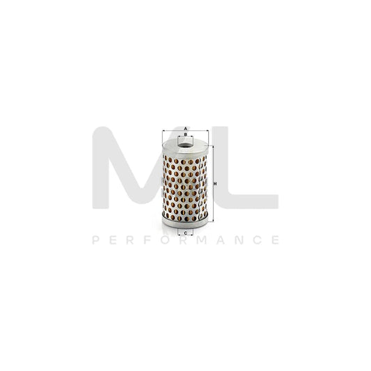 MANN-FILTER H 53/3 Oil Filter Filter Insert | ML Performance Car Parts