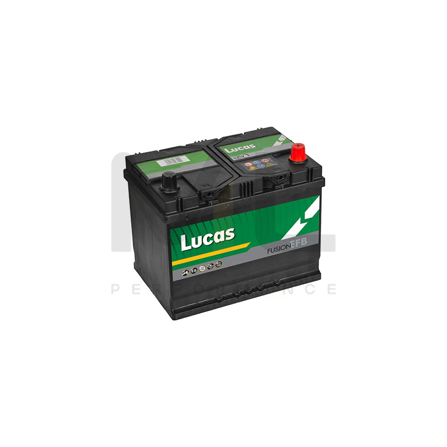 LE068 Lucas EFB Start Stop Car Battery 12V 68Ah | Car Batteries UK | ML Performance Car Parts