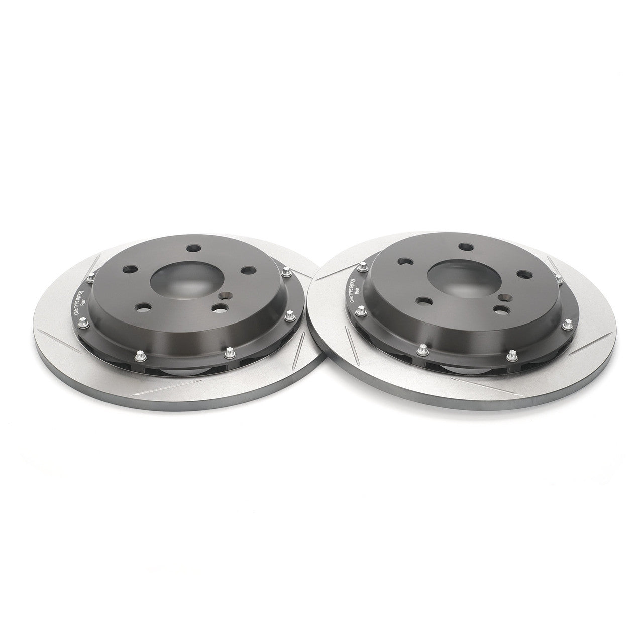 Paragon 2-Piece Brake Discs Rear Pair 296mm x 11mm (11.65" x 0.43") - Honda Civic Type R FK2