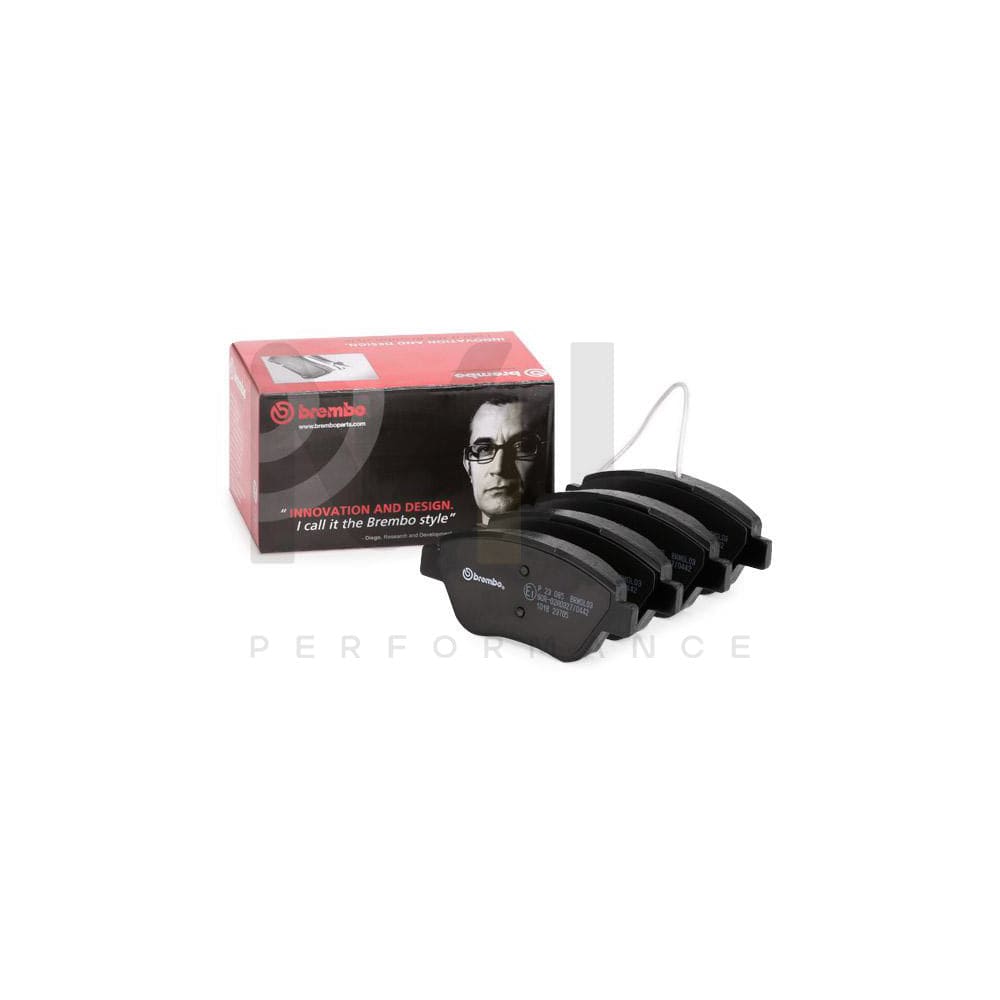 Brembo P 23 085 Brake Pad Set With Brake Caliper Screws | ML Performance Car Parts