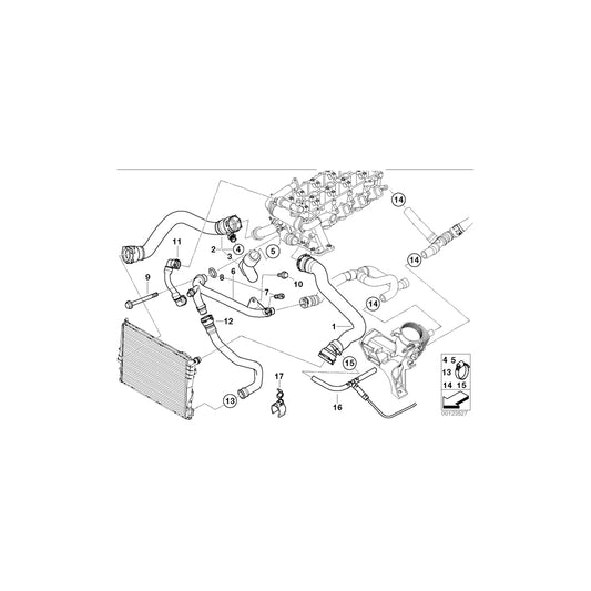 Genuine BMW 11532248541 E39 Hose Clamp (Inc. 520d) | ML Performance UK Car Parts