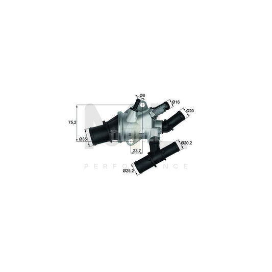 MAHLE ORIGINAL TI 192 83D Engine thermostat Opening Temperature: 83��C, with seal | ML Performance Car Parts
