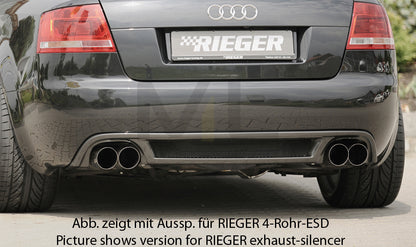 Rieger 00099819 Audi 8H A4 Rear Diffuser 3 | ML Performance UK Car Parts