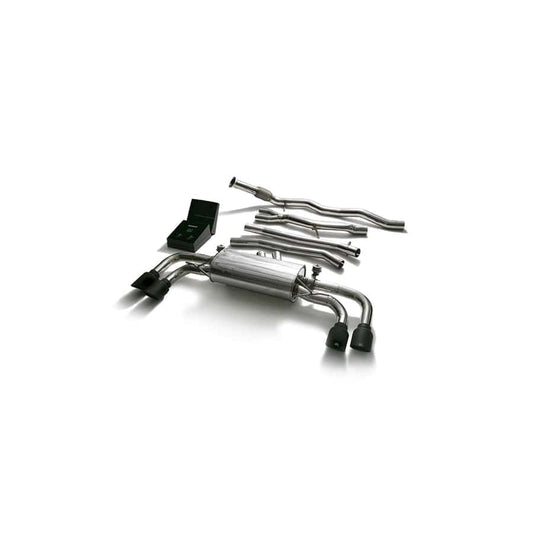 Armytrix PE3T1-QS30M Valvetronic Exhaust System Porsche Cayenne 2018+ with Quad Matte Black 4"  | ML Performance UK UK Car Parts