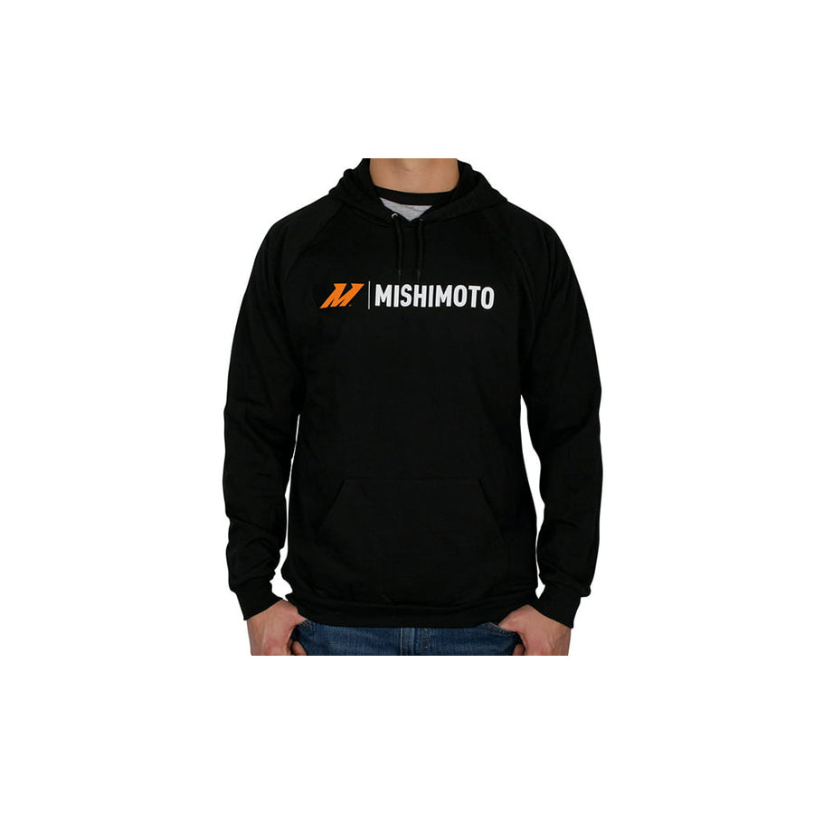 Mishimoto MMAPL-HOOD-BKLOGOSM Logo Hoodie, Black, Small