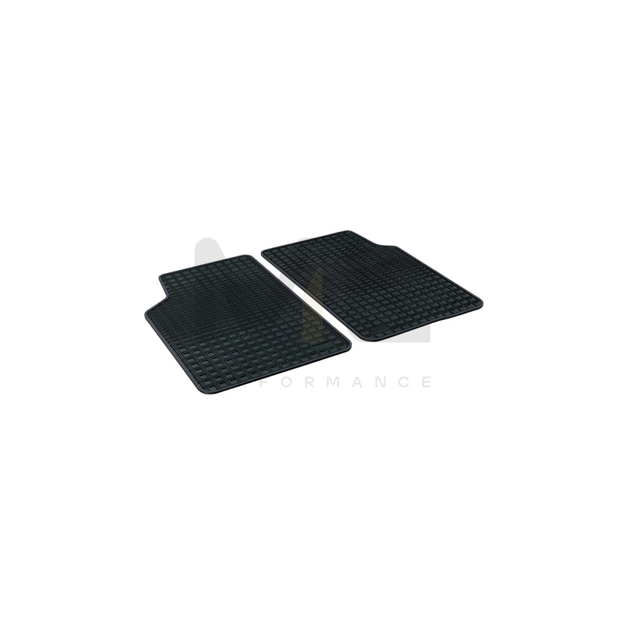 WALSER Tailored, Blueline Premium 14903 Floor mat set Elastomer, Rear, Quantity: 2, Black | ML Performance Car Parts