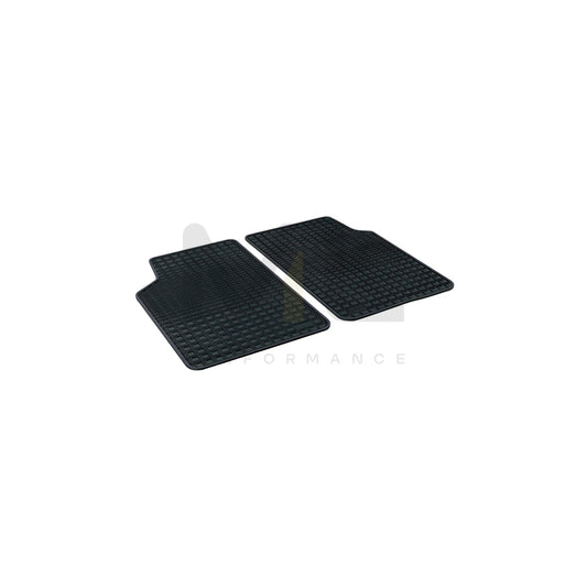 WALSER Tailored, Blueline Premium 14903 Floor mat set Elastomer, Rear, Quantity: 2, Black | ML Performance Car Parts