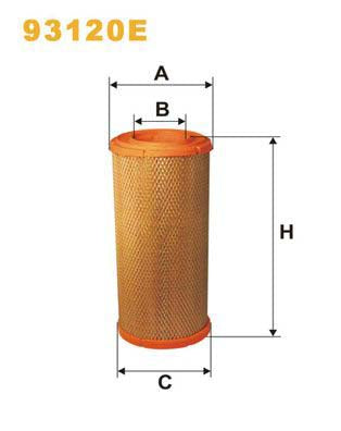 WIX Filters 93120E Air Filter For Iveco Daily