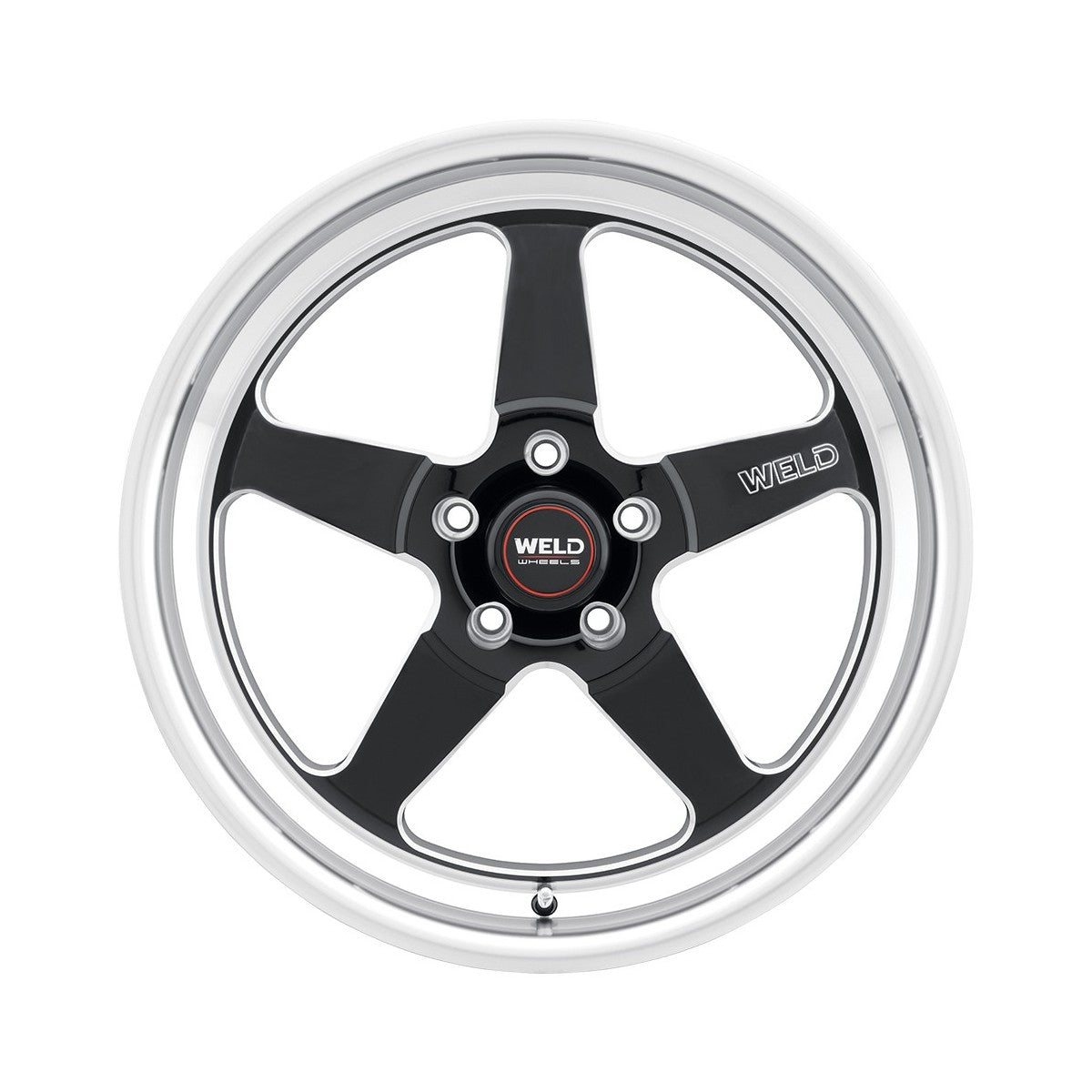 Weld S10487063400 Ventura S104 Wheel 18x7 5x120.65 ET0 BS4 Gloss Black MIL - DIA