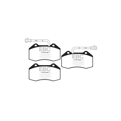 EBC DP52021/2NDX Abarth Alfa Romeo Fiat Bluestuff NDX Front Brake Pads  - TRW/Bosch Caliper (Inc. 595, 695 Biposto, Grande Punto) 2 | ML Performance UK Car Parts