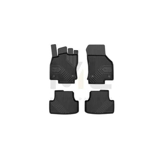 FROGUM Tailored, No.77 77426689 Floor mat set for VW Golf VIII Hatchback (CD1) Elastomer, Front and Rear, Quantity: 4, Black | ML Performance Car Parts