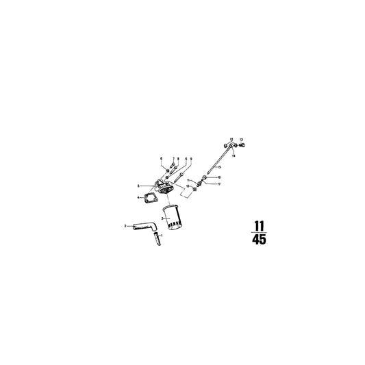 Genuine BMW 11421258122 E12 Oil Filter Head (Inc. 2000tii, 520i & 2002tii) | ML Performance UK
