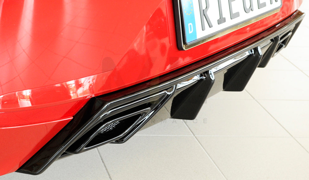 Rieger 00088166 SEAT KJ Rear Diffuser (Ibiza FR & Ibiza) 9 | ML Performance UK Car Parts