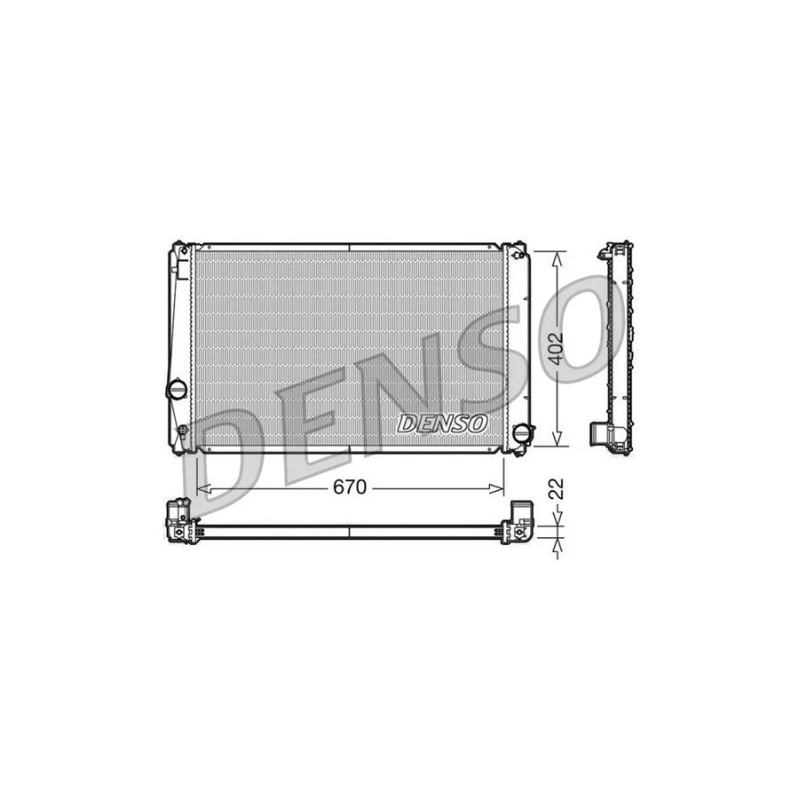 Denso DRM50053 Drm50053 Engine Radiator For Toyota Rav 4 | ML Performance UK