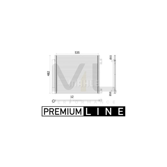 MAHLE ORIGINAL AC 944 000P Air conditioning condenser with dryer | ML Performance Car Parts