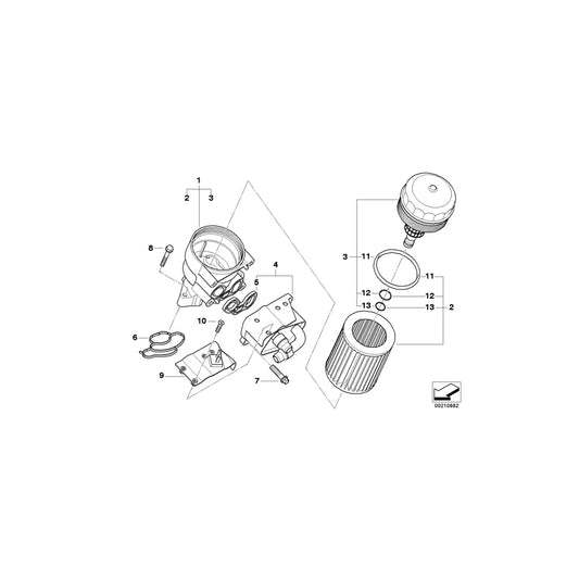 Genuine BMW 11427515063 E46 Oval Head Screw (Inc. 318Ci, 316i & 318i) | ML Performance UK Car Parts