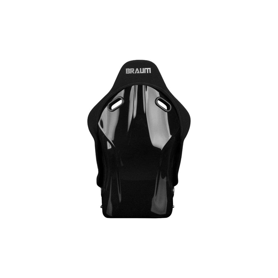 BRAUM Falcon-S Series Fixed Back Bucket Composite Seat (Black Cloth Alcantara Inserts Grey Stitching) - Priced Per Seat | ML Performance UK Car Parts