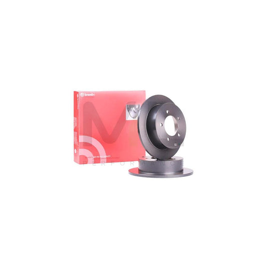 BREMBO 08.A114.71 Brake Disc for MITSUBISHI LANCER Solid, Coated | ML Performance Car Parts