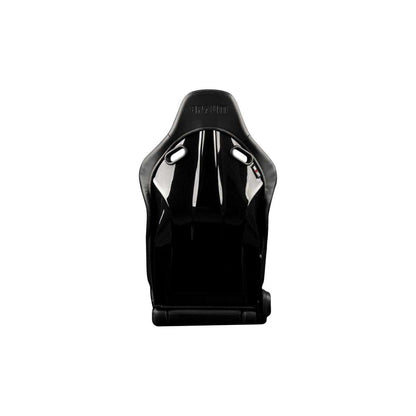 BRAUM Falcon-S Series Reclinable Composite Seats (White Leatherette Alcantara Inserts White Stitching) – Priced Per Pair