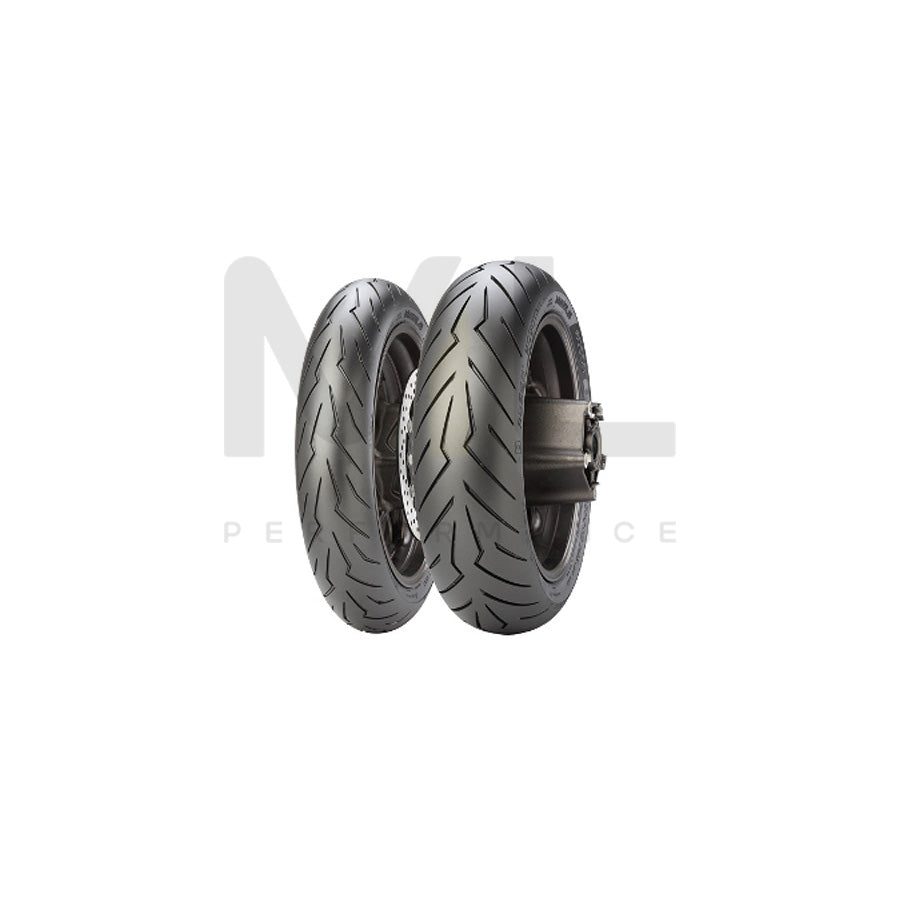 Pirelli DIABLO ROSSO™ Scooter 120/80 12 55P Motorcycle Summer Tyre | ML Performance UK Car Parts