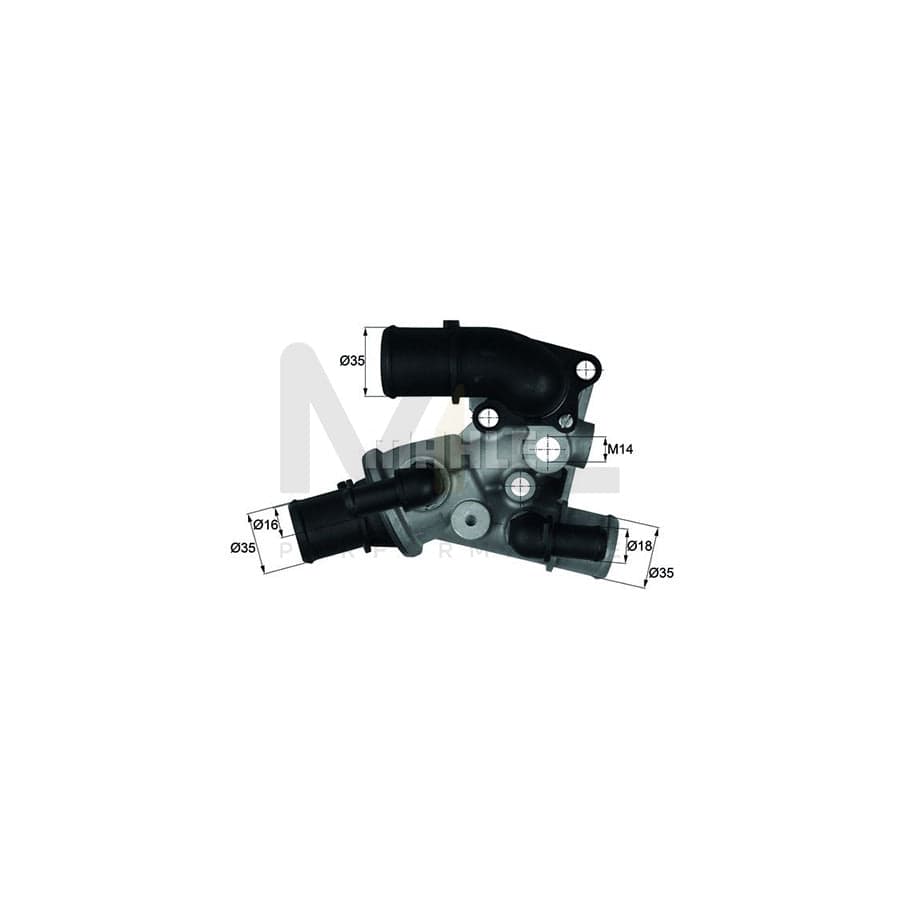 MAHLE ORIGINAL TI 167 88 Engine thermostat for ALFA ROMEO 147 (937) Opening Temperature: 88��C | ML Performance Car Parts