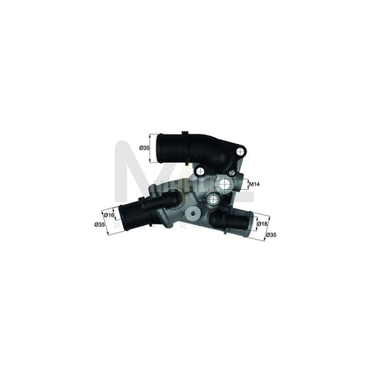 MAHLE ORIGINAL TI 167 88 Engine thermostat for ALFA ROMEO 147 (937) Opening Temperature: 88��C | ML Performance Car Parts