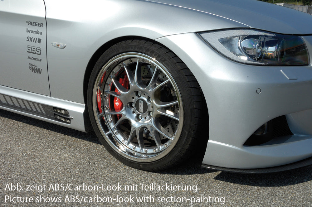 Rieger 00099548 BMW 3 Series E90 E91 Side Skirt 4 | ML Performance UK Car Parts