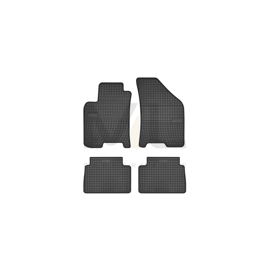 FROGUM Tailored 0702 Floor mat set Elastomer, Front and Rear, Quantity: 4, Black | ML Performance Car Parts